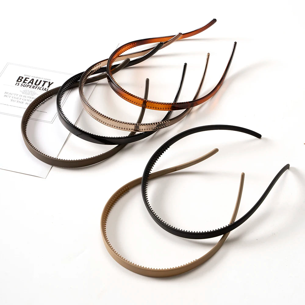 Elegant Sunglasses Frame Hairband: Women's Plastic Headband for Fashionable Hair Decoration - Solid Hair Hoop Hair Accessory