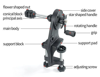 LINNHUE Lightweight Fishing Line Winder Spooler – Antirust Sturdy Tool for Spinning & Baitcasting Reels, Fishing Accessories