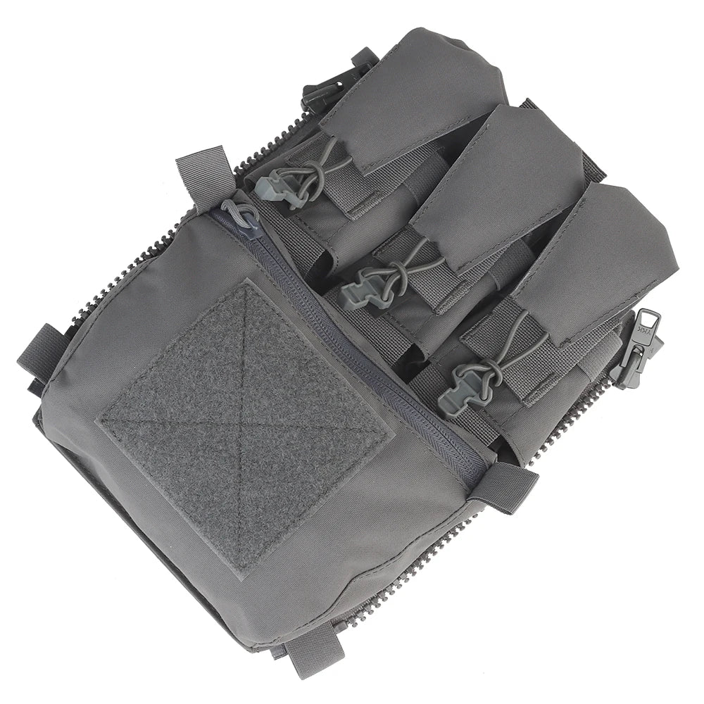 Assault Adapt Banger Back Panel Zip-On Rear Pack – Tactical Vest FCPC V5 Plate Carrier Accessories Bag with GP Pouch & Multitools Pocket