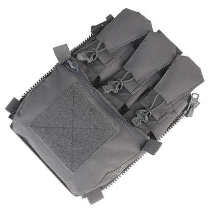 Assault Adapt Banger Back Panel Zip-On Rear Pack – Tactical Vest FCPC V5 Plate Carrier Accessories Bag with GP Pouch & Multitools Pocket