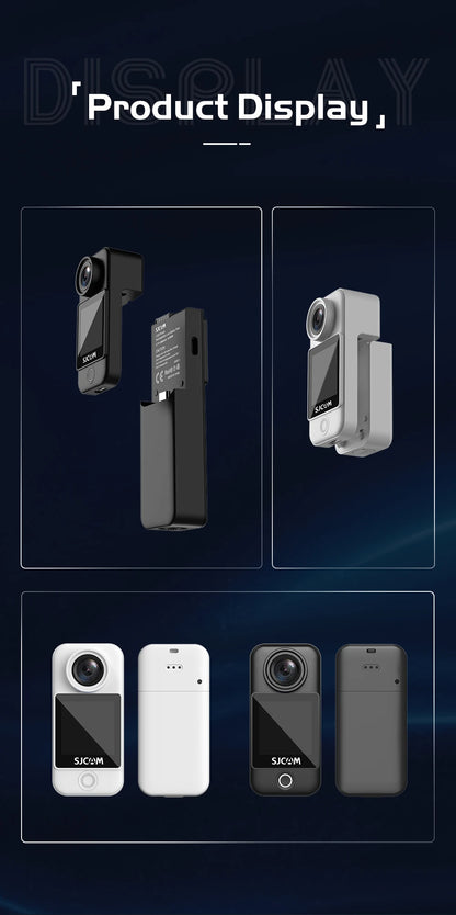 SJCAM C300 4K Action Camera – 30FPS Pocket Sports Cam with 6-Axis GYRO Stabilization, Long Battery, 5G WiFi, and Remote Control