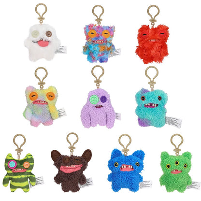 12cm Fuggler Ugly Monster Plush Keychain – Funny Kawaii Rabbit Stuffed Doll Pendant Gift for Kids