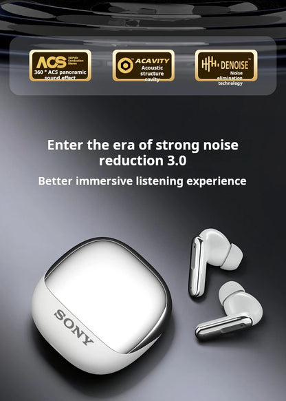 SONY S17 Bluetooth Headset – In-Ear Wireless Sport Earphones, HiFi Stereo, Waterproof TWS Earbuds with Built-in Mic