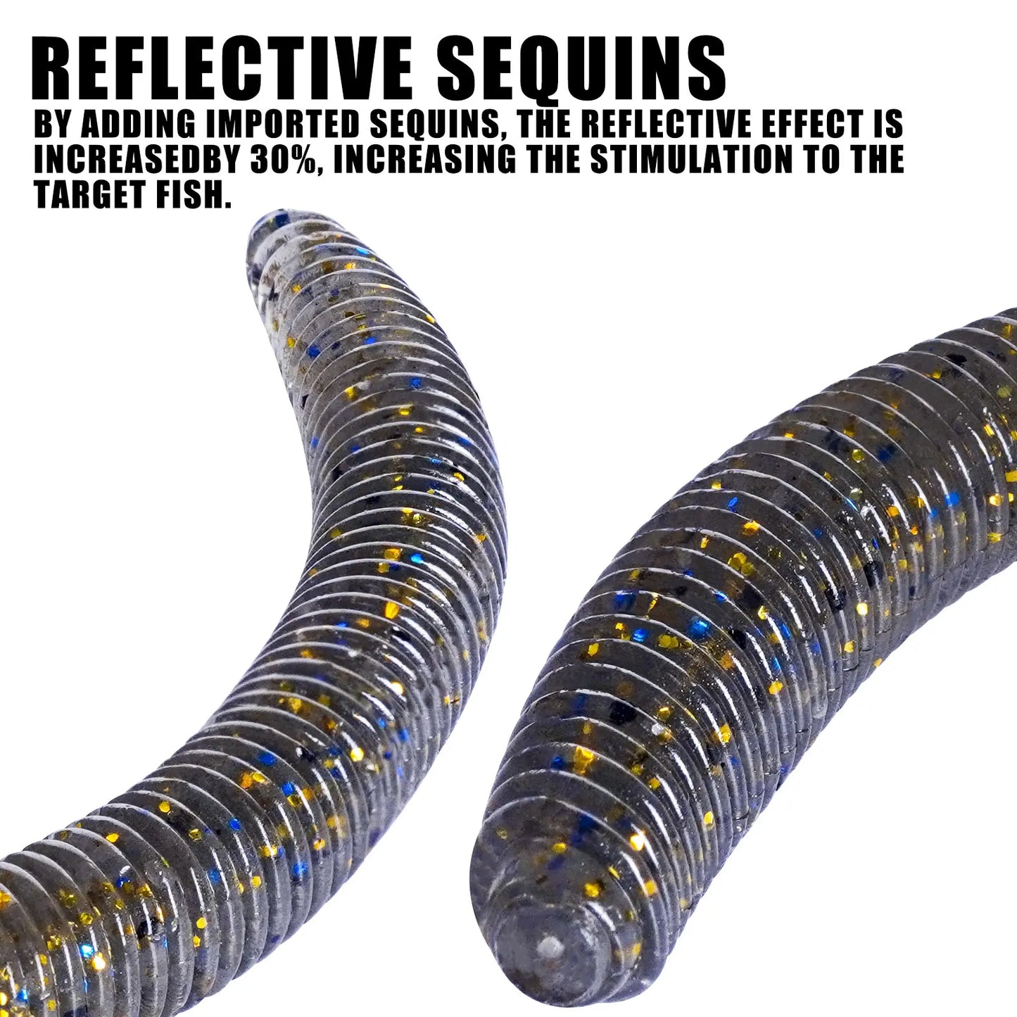 Soft Bait Senko Worms – 10cm/14cm, 10-15pcs Bag Wacky Stick Fishing Lures for Bass & All Fish