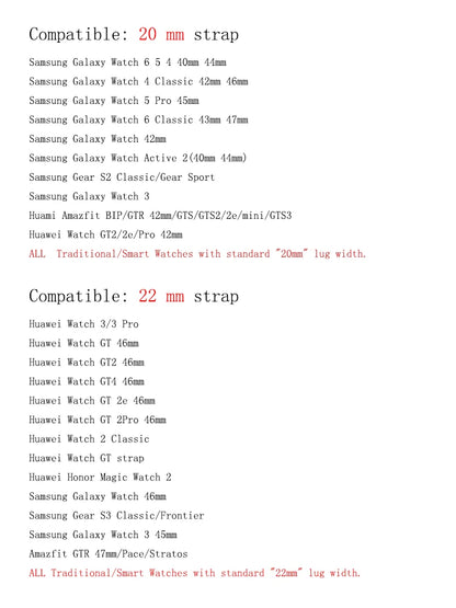 Classic Tropical Style FKM Watch Strap - 18mm, 20mm, 22mm Replacement Band for Seiko, Oris, Citizen