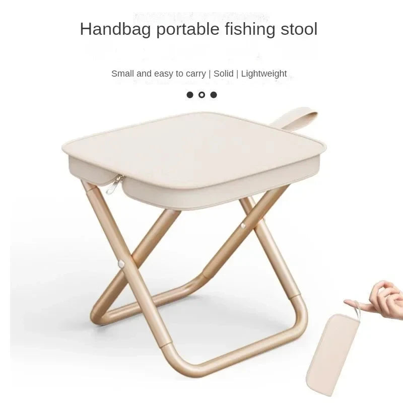 Portable Multifunctional Outdoor Picnic Camping Folding Chair – Ultra-Light Fishing Stool, Travel Stool & Accessories