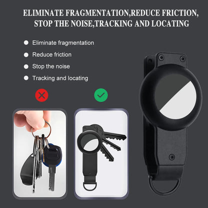 Compact Key Organizer – Minimalist Metal Key Holder for 2-6 Keys, Secure Keychain Case