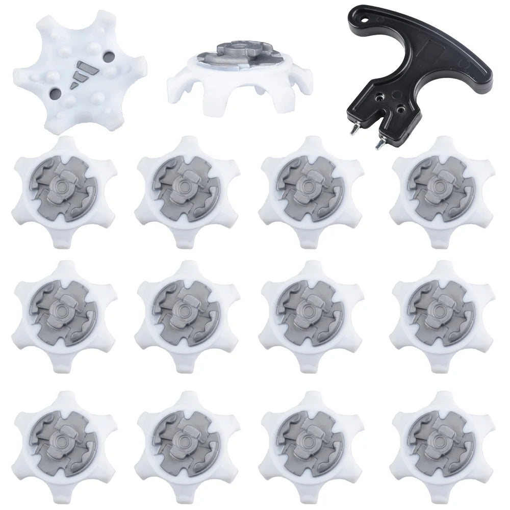 14pcs Golf Shoe Spikes Pins – Durable Ultra-Thin Cleats Replacement Set, Fits Ping System