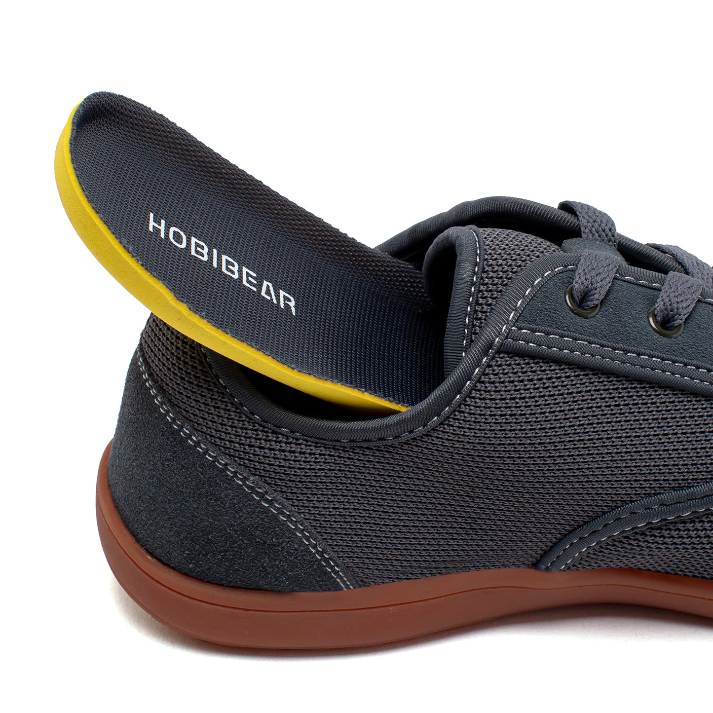 HOBIBEAR Wide-Toe-Box Barefoot Shoes for Men - Minimalist, Breathable, Comfortable Trail Walking Shoes