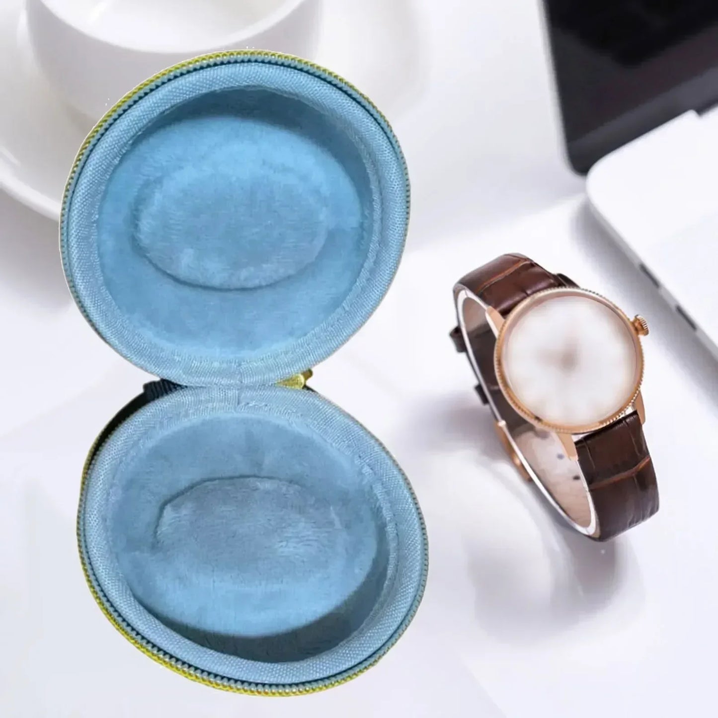 1-2PC Travel Watch Case — Portable Shock & Impact-Resistant Storage Box for Wristwatches and Smartwatches