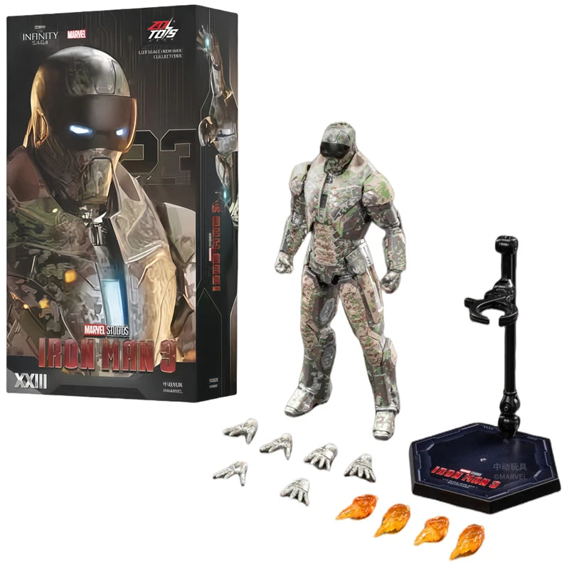 ZDTDS Iron Man & War Machine Legends Action Figures – MK37 Hammerhead, MK12, MK38 Igor, MK9 Iron Patriot Collectible Toy