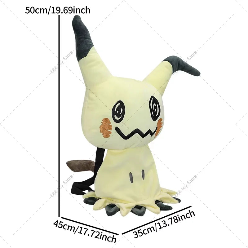 Pokémon Plush Backpack — Mimikyu, Eevee, Mew, Charmander, Gengar, Charizard, Piplup School Bag Gift for Kids & Adults