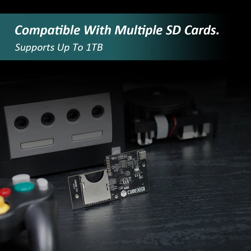 RetroScaler CUBEODE V1.2 Optical Drive Emulator – GameCube GC Loader S ...