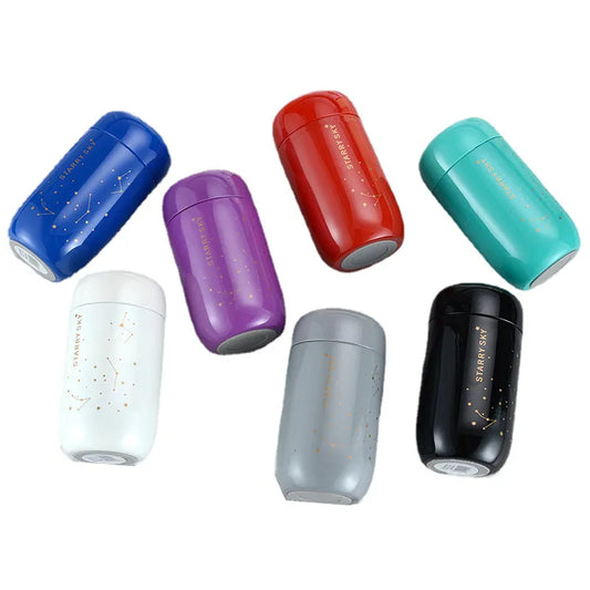 200ml Travel Coffee Mug - Mini Sport Vacuum Stainless Steel Cup, BPA-Free, Leakproof Thermos Water Bottle