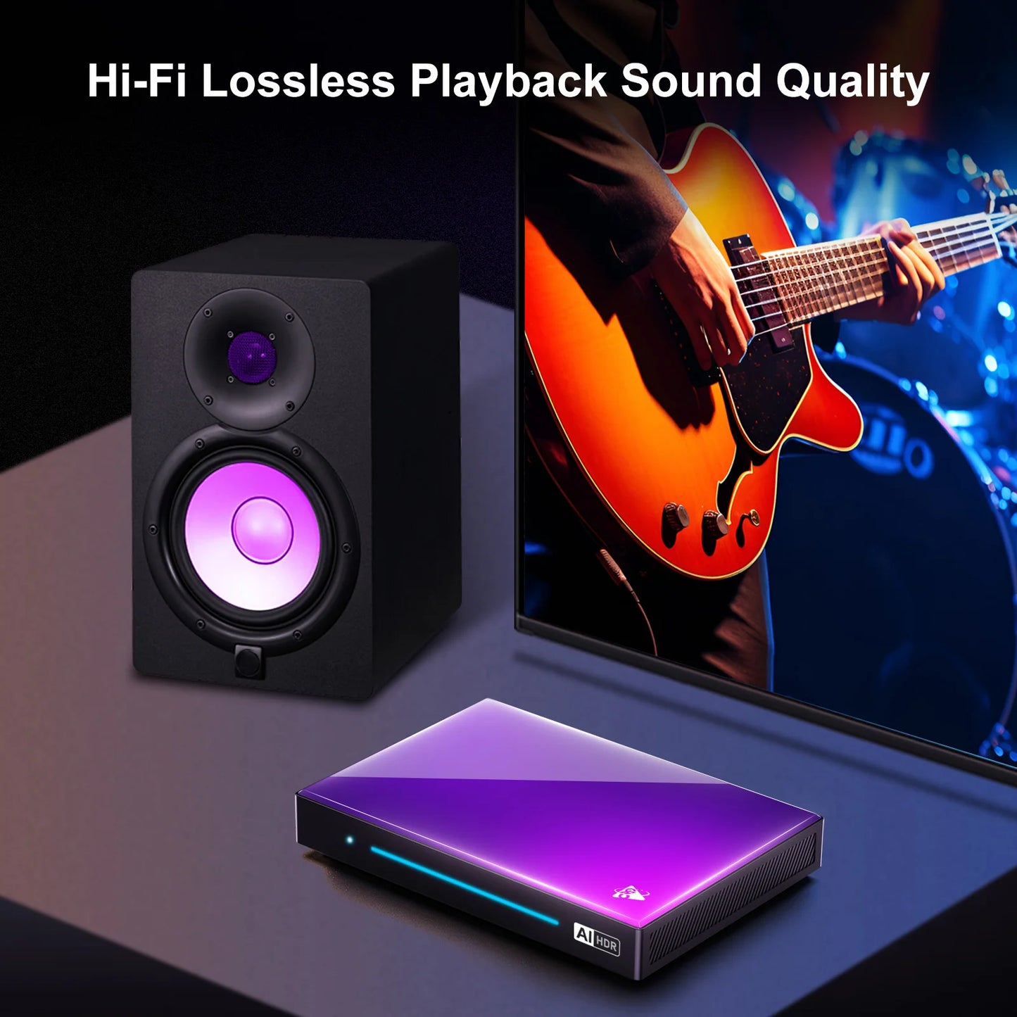 H96 MAX M9 AI Android 14 TV Box, 8-Core Rockchip RK3576, 4GB/64GB to 8GB/128GB, Wifi6, 8K 120fps, BT5.4, 1000M LAN