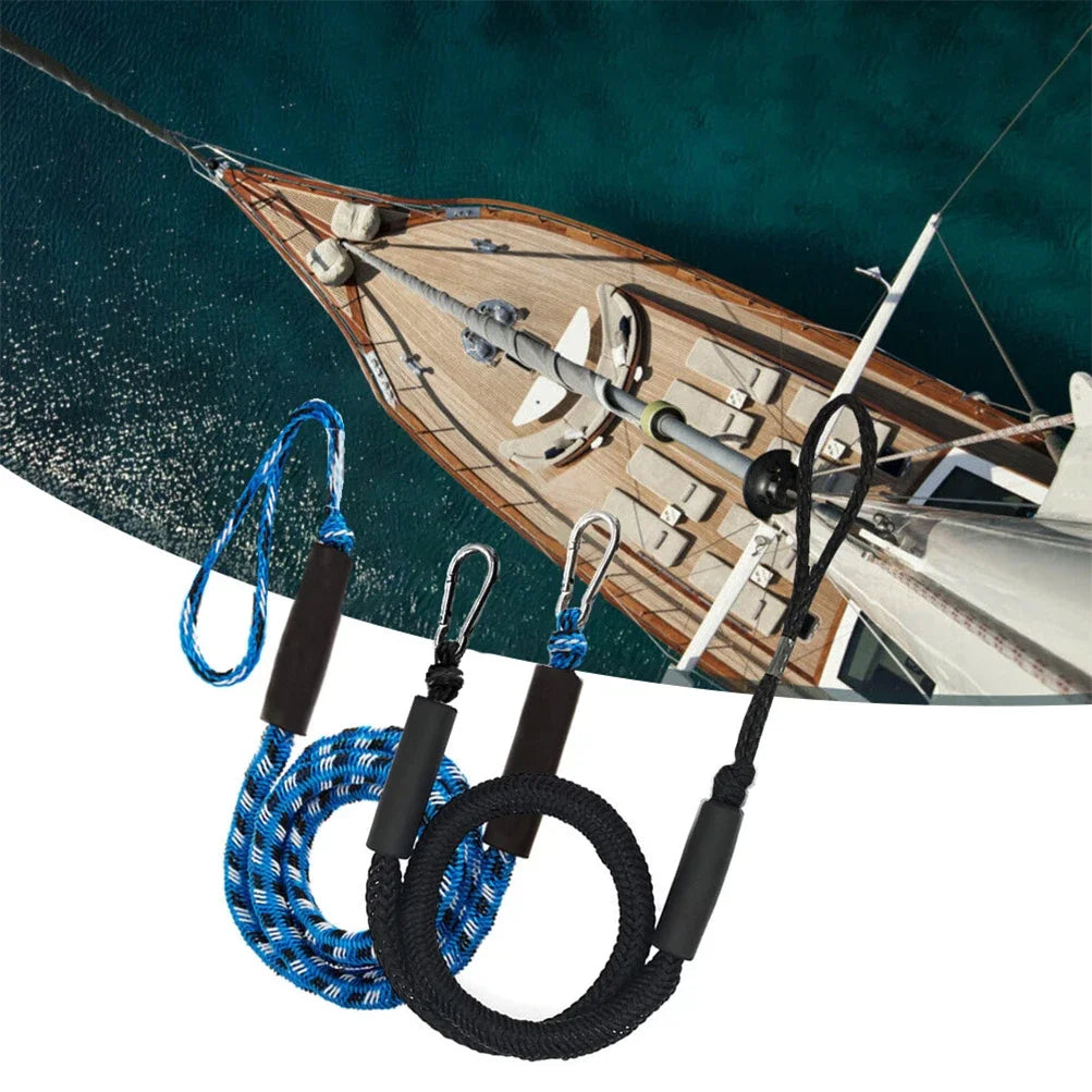 Boat Bungee Dock Lines — Kayak, Jet Ski & Power Boat Mooring Rope Accessories