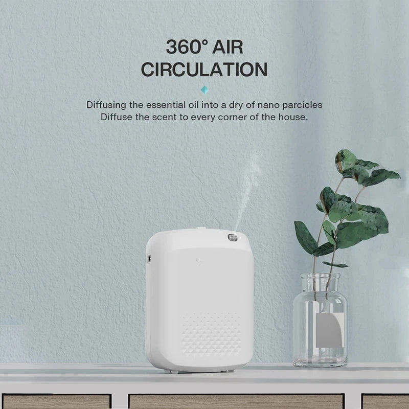 Waterless Fragrance Diffuser – 300ml WIFI-Controlled Air Freshener with Timer | Smell Distributor for Home & Hotel
