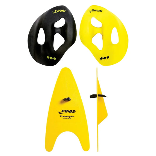 FINIS Iso Swimming Paddles - Ergonomic Professional Training Paddles for Stroke Practice and Correction - Enhance Swim Training Efficiency