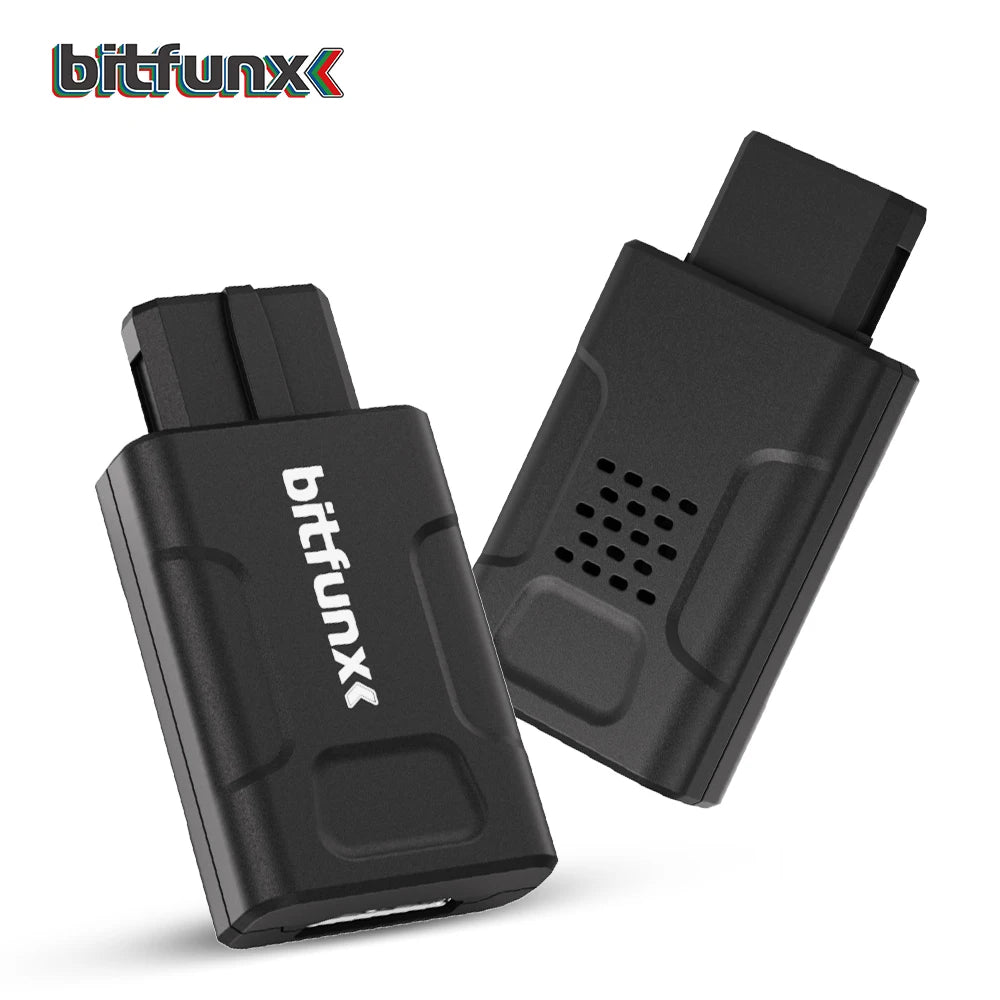 Bitfunx Mini HDMI Adapter 720P/1080P – Auto 4:3/16:9 S-Video & Composite Converter for N64, SNES, SFC, NGC Game Consoles