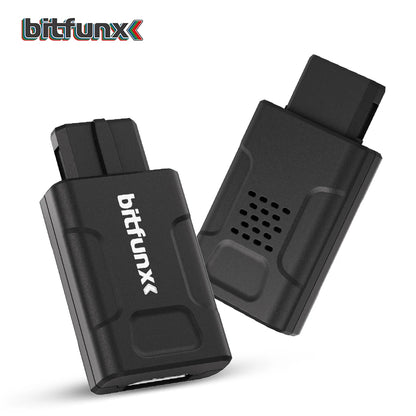Bitfunx Mini HDMI Adapter 720P/1080P – Auto 4:3/16:9 S-Video & Composite Converter for N64, SNES, SFC, NGC Game Consoles