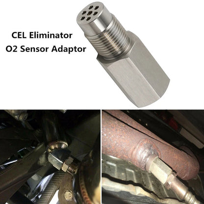 M18X1.5 Oxygen O2 Sensor Spacer Adapter – Universal Stainless Steel Extension Filter for CEL & Check Engine Light