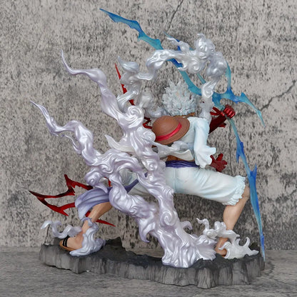 25cm Raiden Five Gear Nica Lightning Luffy Action Figure – Collectible Model Statue, Doll Toy, Decoration Gift