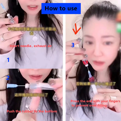 100pcs 3ml Empty Insulin Cartridges – Cassette Bottles for Lilly Injection Pen, Individually Packaged for Medical & Aesthetic Use