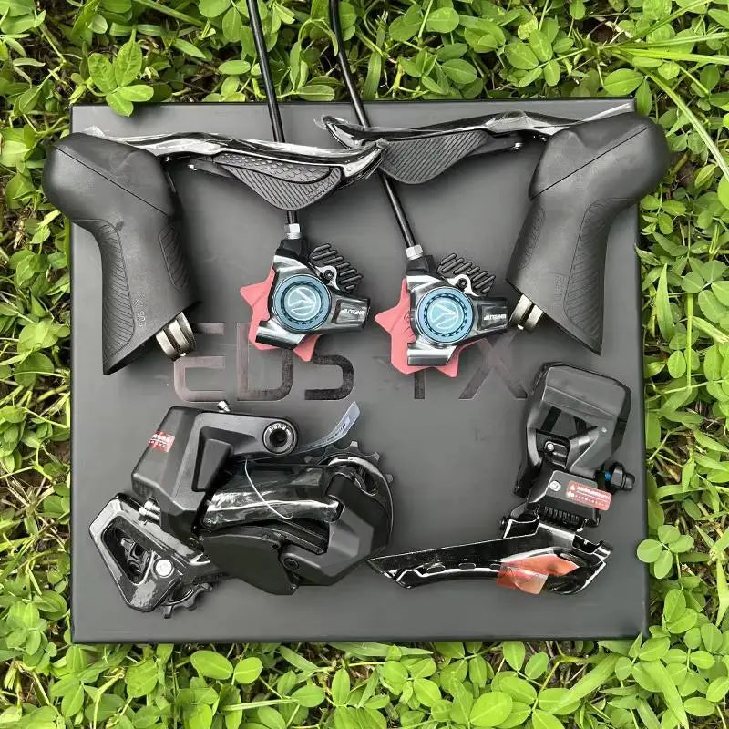 WHEELTOP EDS TX Wireless Electronic Road Bike Groupset — Carbon, Rim & Disc Brake Compatible, Shifters with Front & Rear Derailleur