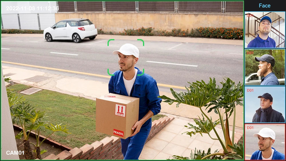 H.View 8CH 5MP Wireless WiFi Security Camera System — CCTV NVR Kit with Indoor/Outdoor Cameras & Two-Way Audio XMEye