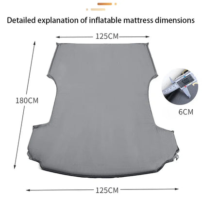 Tesla Model 3 & Model Y Inflatable Car Bed – Suede Fabric Travel Air Mattress for Camping (2017-2024)