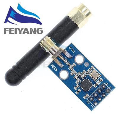 CC1101 433MHz Wireless Transceiver Module — SMA Antenna, Arduino-Compatible Wireless Communication Module