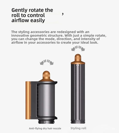 Shark FlexStyle Airflow Hair Attachment – Smooth Styling Nozzle to Reduce Hair Damage & Breakage