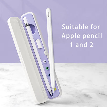 Portable Holder Box for Apple Pencil 1 & 2 | Nib Case iPencil Accessories | Stylus iPad Pencil Protection Case