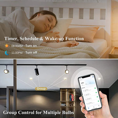 Ewelink GU10 Zigbee Smart LED Bulbs | WiFi RGB CW WW Light Bulb | Works with Alexa, Google, Yandex, SmartThings