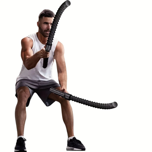 2PC Strength Training Grip Bar — Ergonomic Spring Arm Expander for Biceps & Triceps Muscle Training