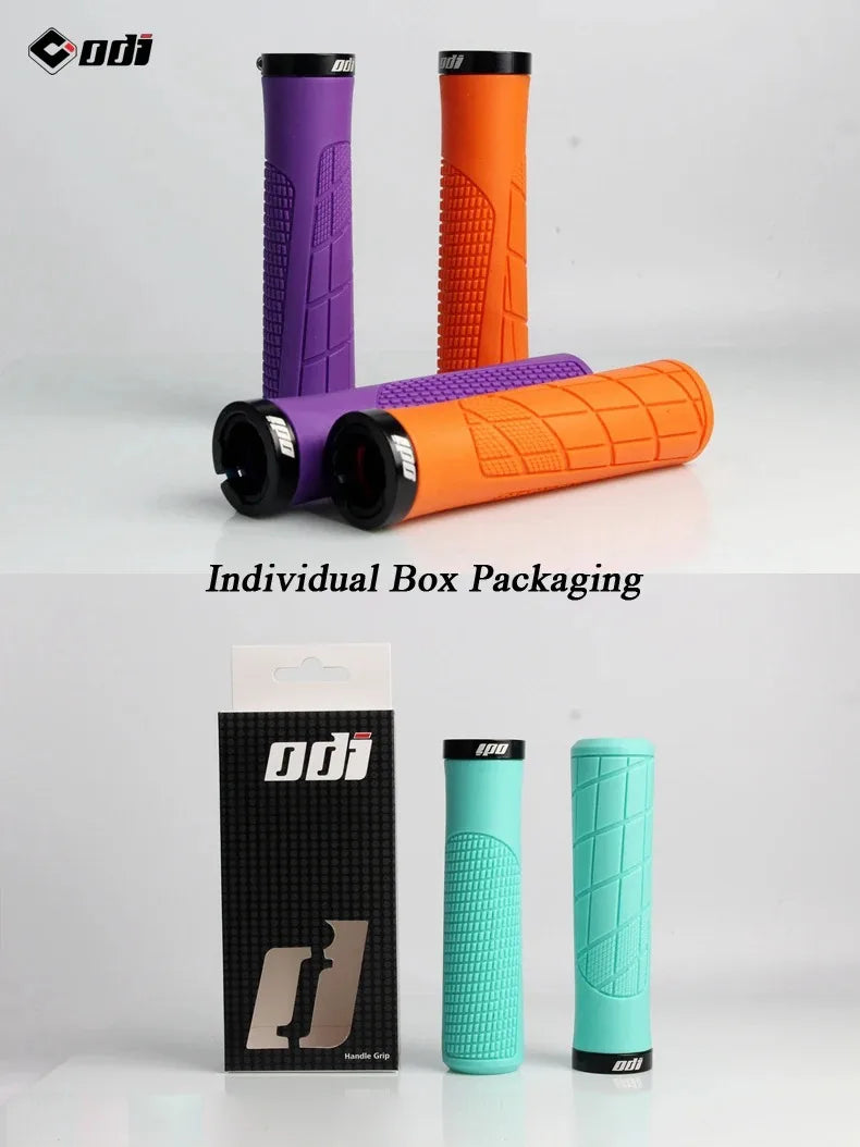 ODI Lock-On Bicycle Grips – Anti-Slip MTB Handlebar Covers for Mountain Bike, BMX, Folding & DH Cycling Parts