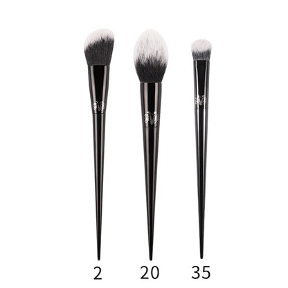 Kat Von D Makeup Brush Set – KVD Foundation, Blush, Highlight, Concealer, Powder & Eyeshadow Brushes Kit