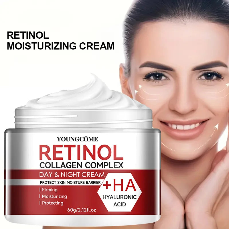 Retinol Collagen Facial Moisturizing Cream – Deep Nourishment for Dry, Rough & Aging Skin