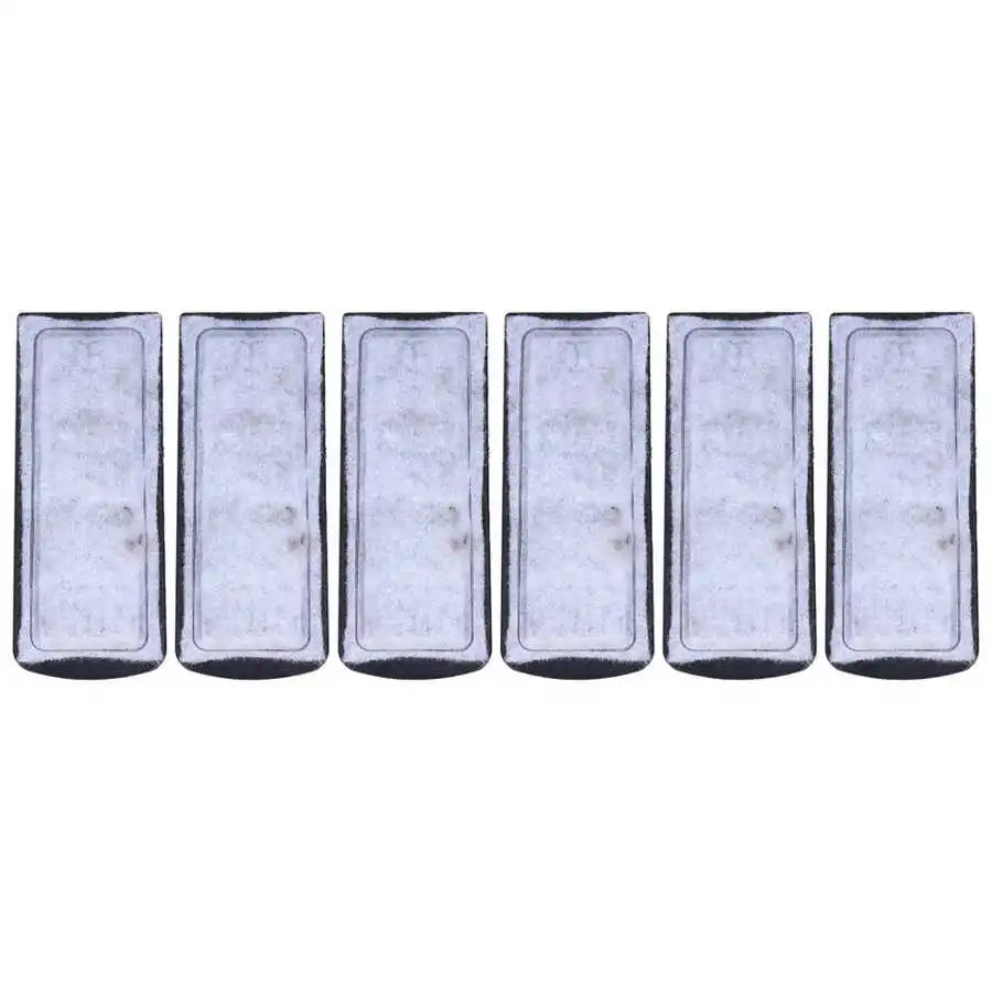 6PCS Aquarium Filter Cotton Replacement - Wall-Mounted Carbon Filter Accessory for Fish Tanks