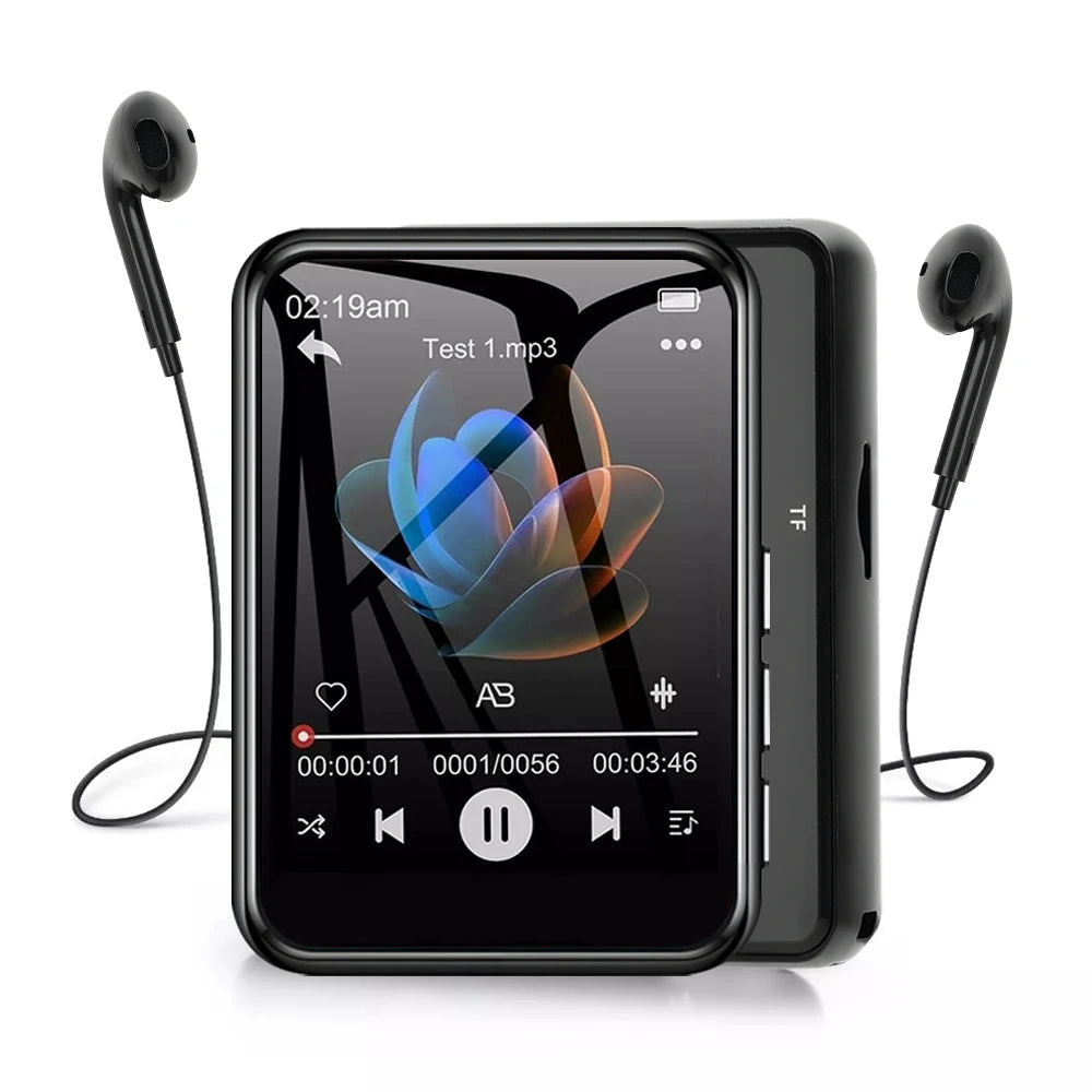 32GB MP3 Player with 2.4" Touch Screen & Bluetooth 5.4 – HiFi Music Player with Speaker, Recorder, Ebook & Photo Viewer
