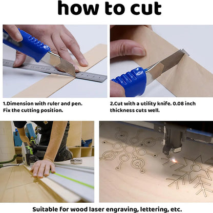 10Pcs 15x10CM 2MM Basswood Sheets – Thin Unfinished Wood Boards for Crafts & Model Making