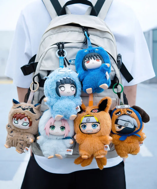 Shippuden Beast Party Plush Doll — Cute Naruto Anime Backpack Pendant & Blind Box Gift Toy