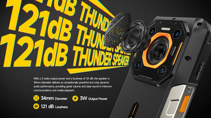 Ulefone Armor 26 Ultra 5G Rugged Waterproof Smartphone - 120W Fast Charging, 15600mAh, 200MP+64MP, 24GB+512GB, NFC