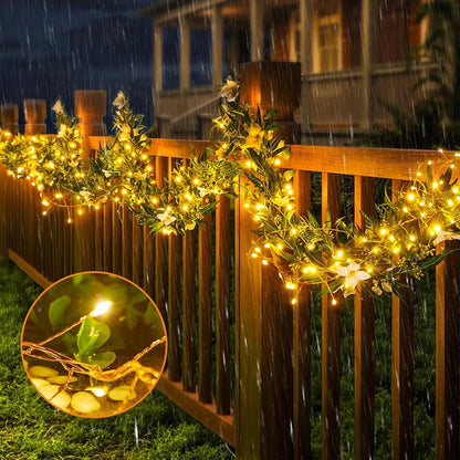 Cluster Firecracker String Lights – 6M-50M LED Fairy Lights for Christmas Tree, Wedding, Party & New Year Decoration