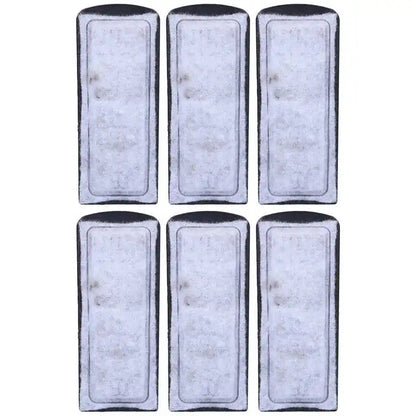 6PCS Aquarium Filter Cotton Replacement - Wall-Mounted Carbon Filter Accessory for Fish Tanks