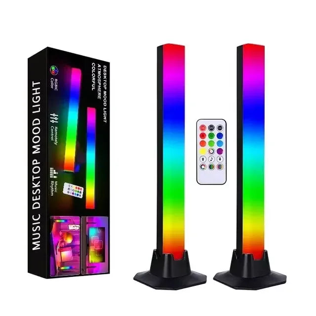 USB RGB LED Light Bar – Color-Changing TV Backlight with Remote, Music Rhythm Ambient Strip, Symphony Atmosphere Lamp Decor