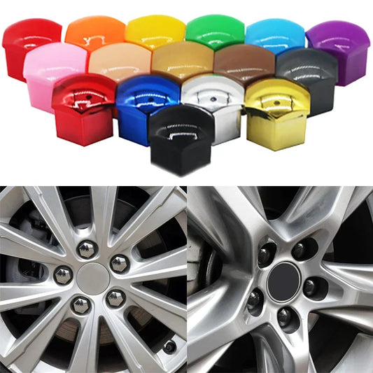 20PCS Car Wheel Nut Caps – Anti-Rust Tire Bolt Covers, 17/19/21mm Hub Protection & Exterior Decoration