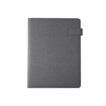 Leather Multifunctional A4 Conference Folder - Business Stationery Organizer with Zipper, Contract File Holder and Card Slots