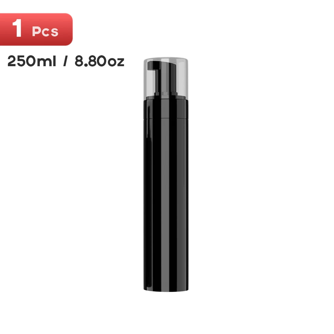 100/200/250ml Plastic Foaming Bottle – Pump Dispenser for Shampoo, Lotion, Shower Gel & Cosmetic Liquids