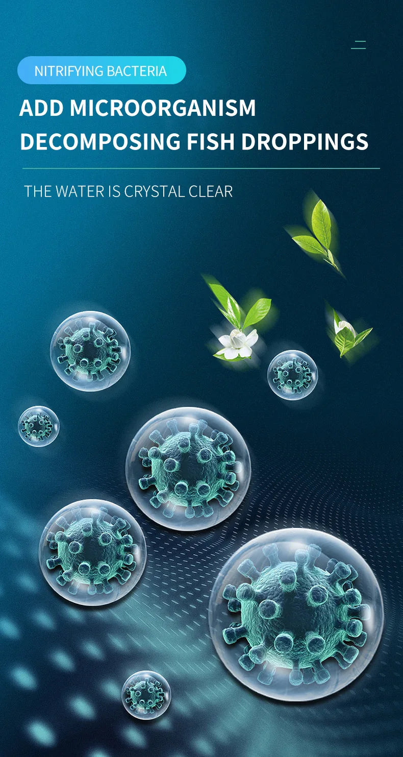 300ml Nitrifying Bacteria Liquid – Fish Tank Water Purifier & Treatment for Aquarium Fish Farming